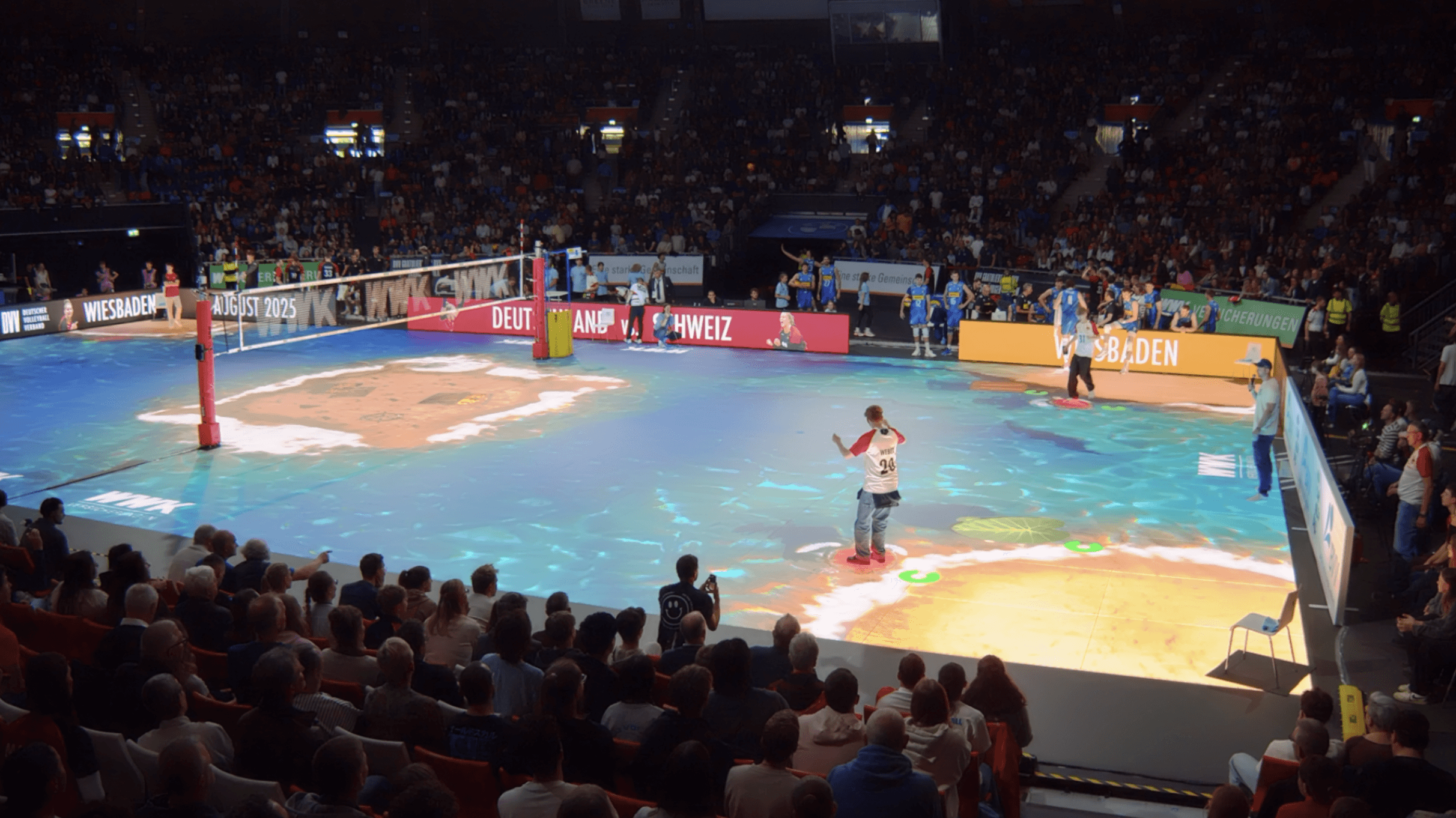 ASB GlassFloor: Interactive LED Halftime Game
